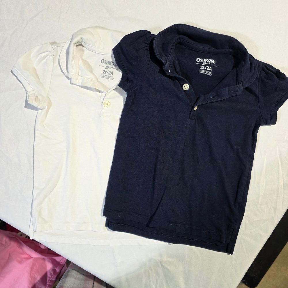 OshKosh B'gosh Polo Shirts and Carter's Cat Print Fleece Pants Set Toddler 2T